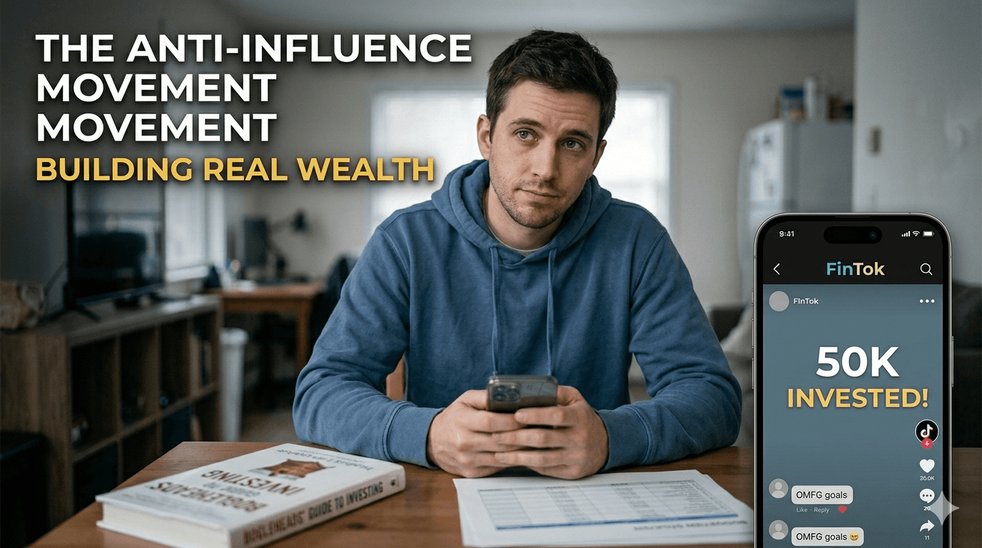 The Anti-Influence Movement: Why Smart People Are Rejecting FinTok Hype (And Building Real Wealth Instead)