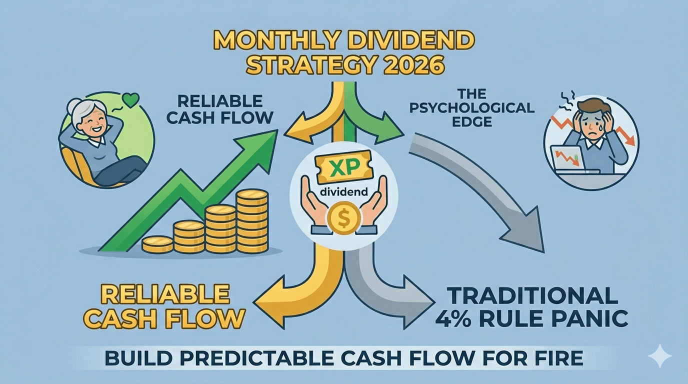 Monthly Dividend Income Strategy: Build Predictable Cash Flow for FIRE in 2026