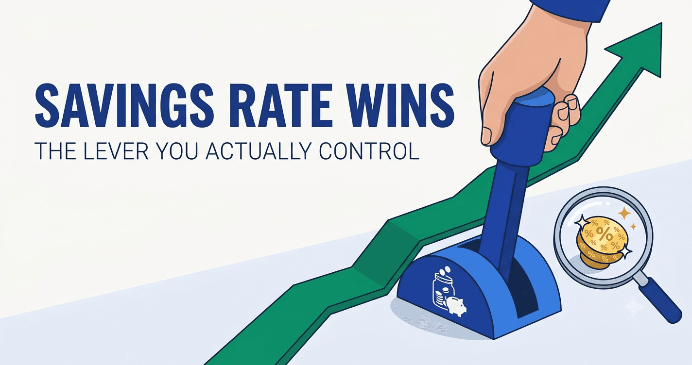 Savings Rate vs Investment Returns: I Spent Years Optimizing the Wrong One