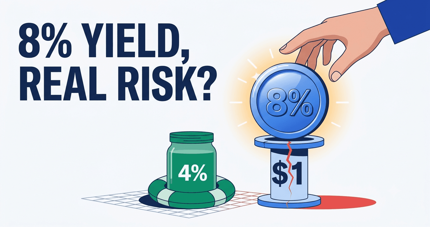 Stablecoin Savings Accounts: Is 8% Yield Worth the Risk in 2026?